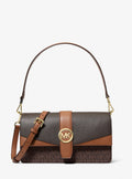 Greenwich Medium Signature Logo Convertible Crossbody Bag