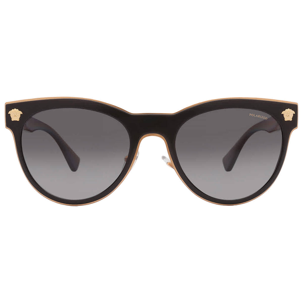 Versace Polarized Grey Gradient Phantos Ladies Sunglasses VE2198 1002T3 54