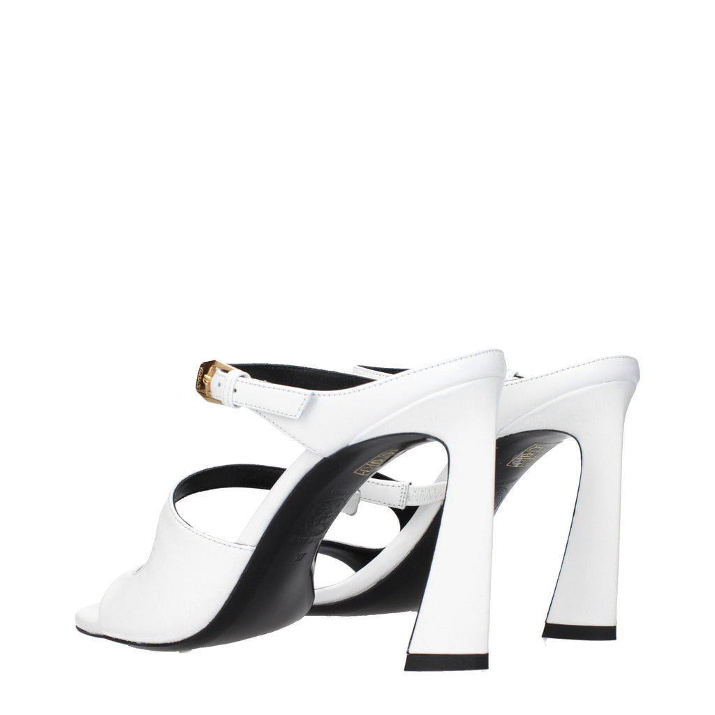 Versace Leather Stiletto Heel Women's Sandals