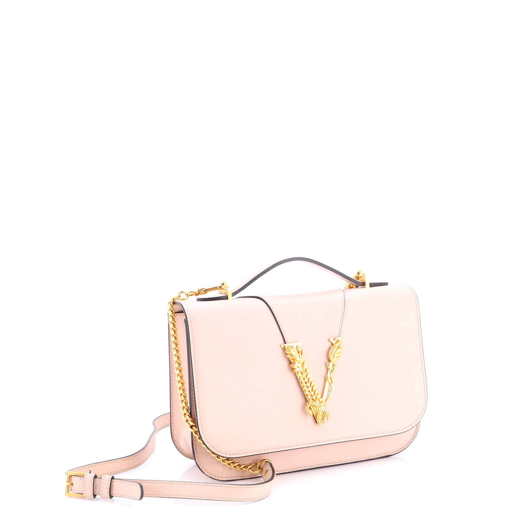Virtus Flap Shoulder Bag Leather Small