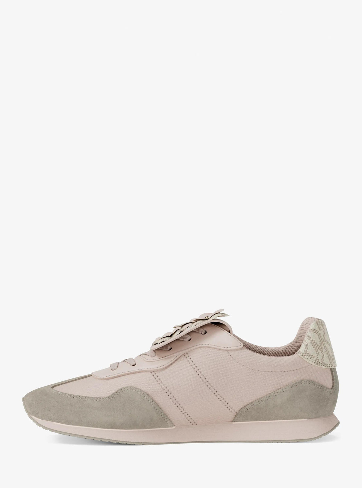 Essex Embellished Mixed-Media Trainer