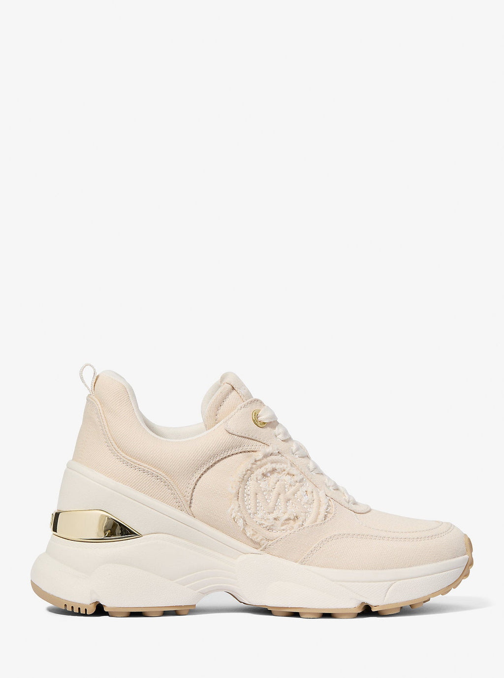 Katrina Frayed Denim Trainer