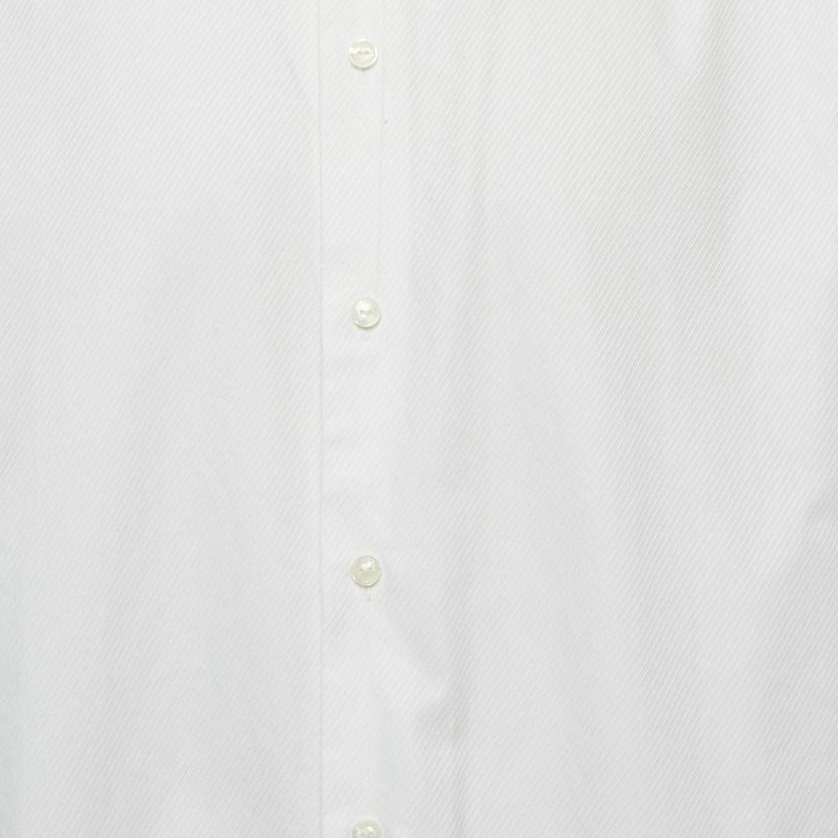 Versace Collection White Textured Cotton Long Sleeve Shirt