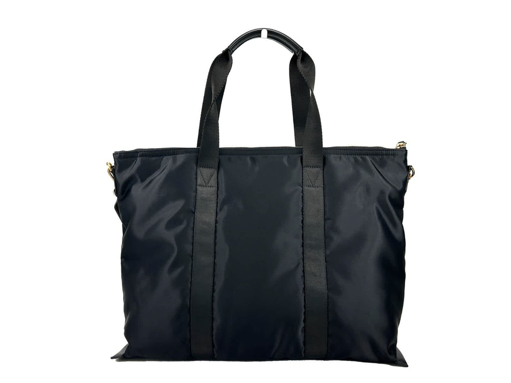 Versace Versace Nylon Fabric La Medusa Shoulder Tote Women's Bag