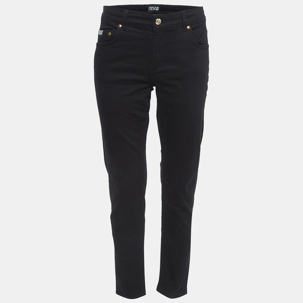 Versace Jeans Couture Black Denim Slim Fit Jeans M Waist