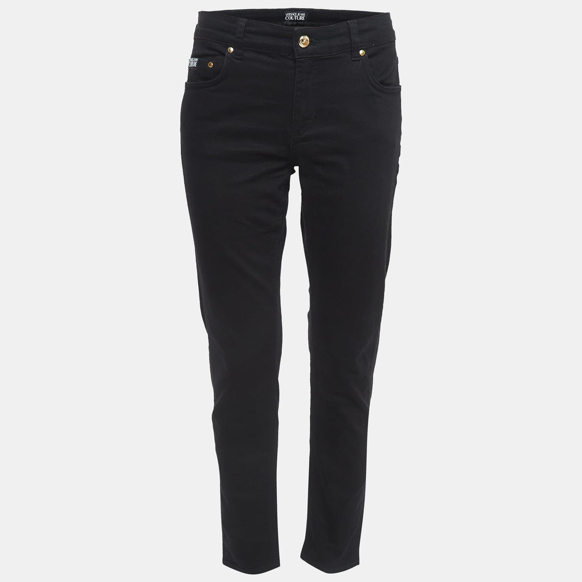 Versace Jeans Couture Black Denim Slim Fit Jeans M Waist