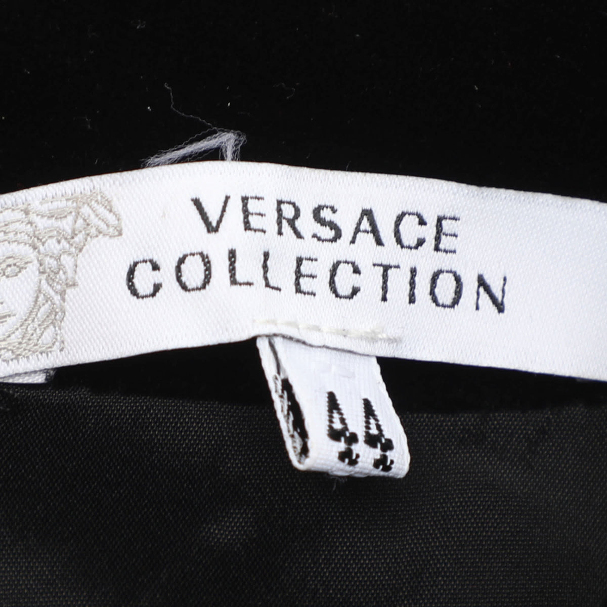 Versace Collection Purple/black Velvet Halter Neck Midi Dress