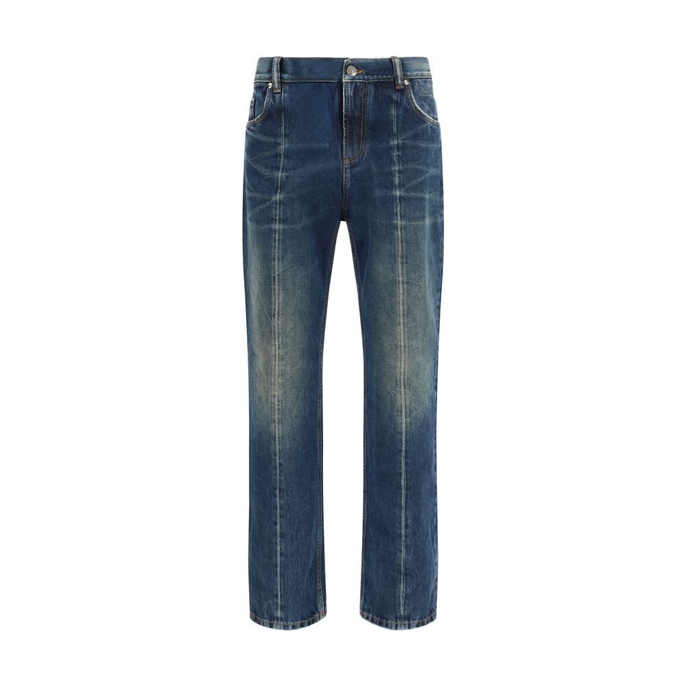 Versace Cotton Straight-Leg Men's Jeans