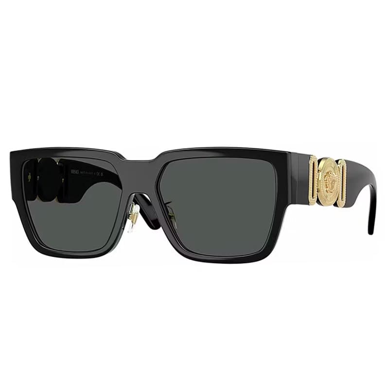 Versace Sunglasses Square Full Rim, Havana Frame And Grey Gradient Lens Ve4483D108/8G
