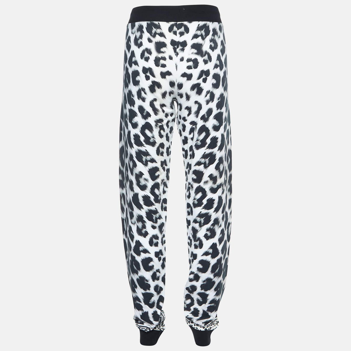 Versus Versace White Leopard Print Leggings