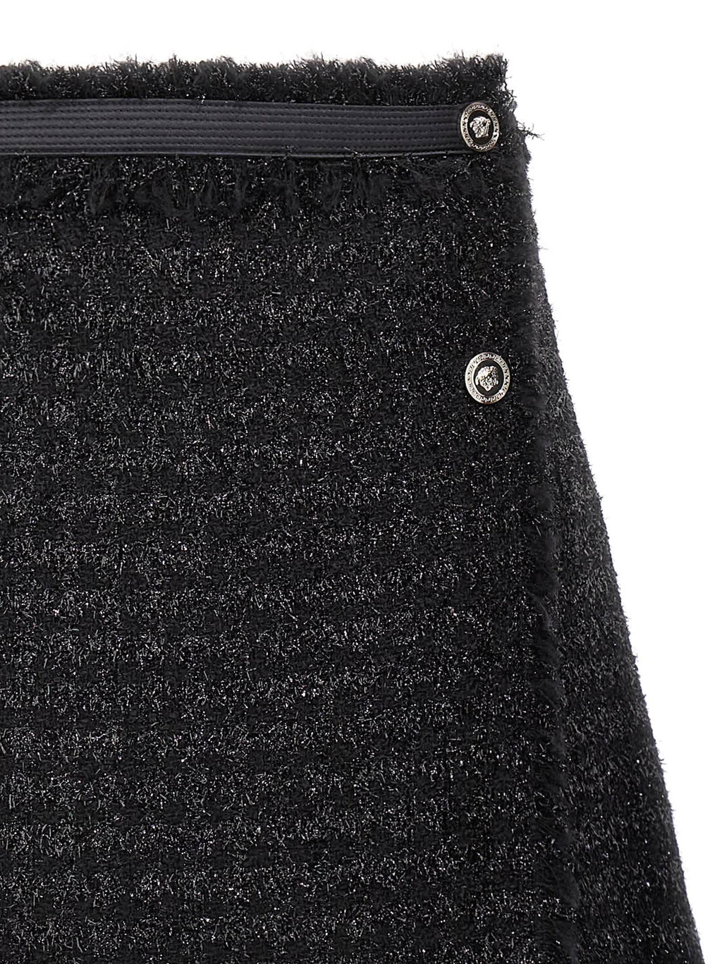 Versace Virgin Wool Long Women's Skirt