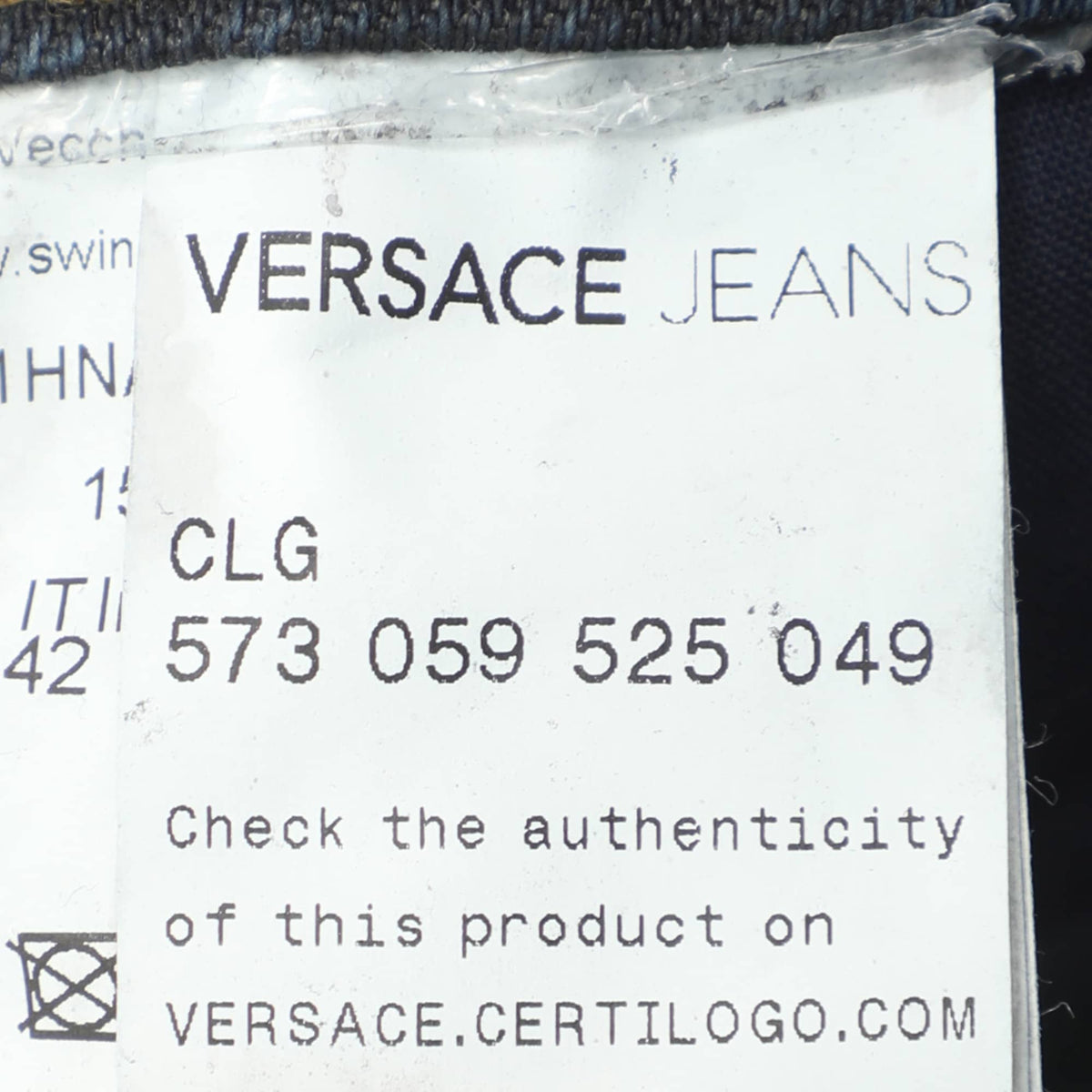 Versace Jeans Blue Denim Jeans