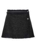 Versace Virgin Wool Long Women's Skirt