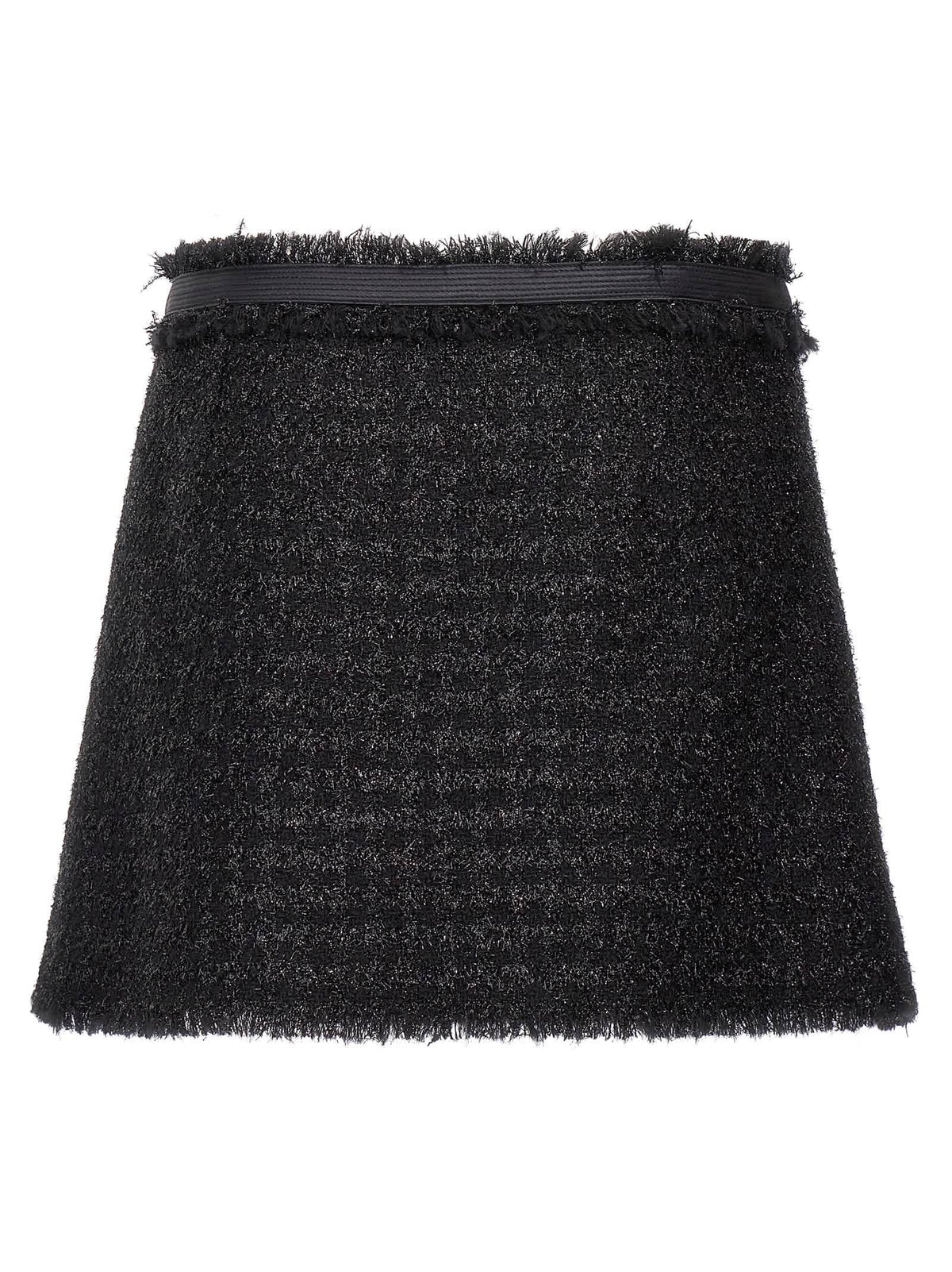 Versace Virgin Wool Long Women's Skirt