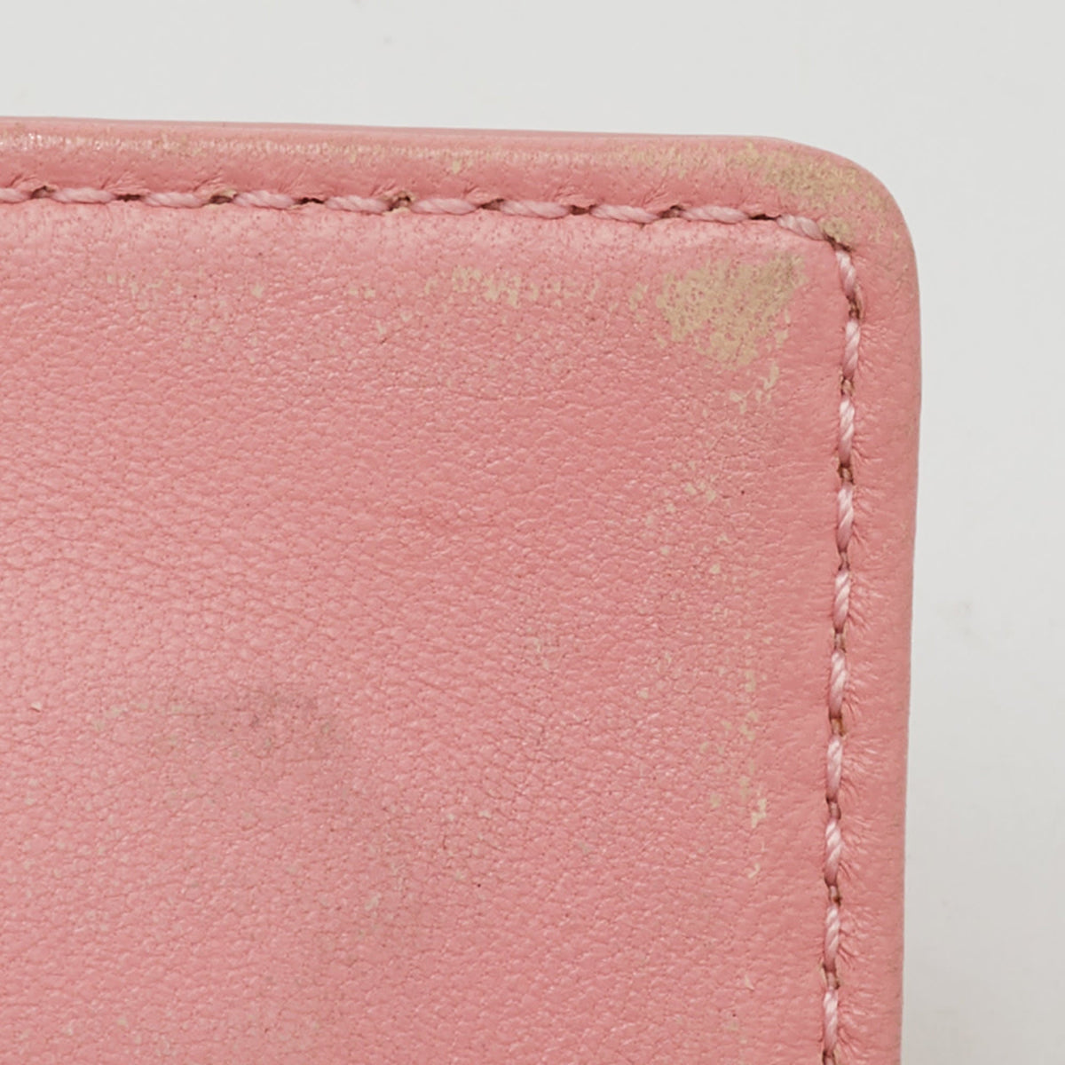 Versace Coral Pink Patent Leather Medusa Flap Continental Wallet On Strap