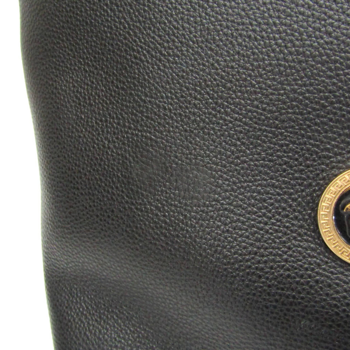Versace Leather Shoulder Bag Tote Bag (Pre-Owned)