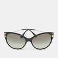 Versace Black Mod 4316 B Crystal Cat Eye Sunglasses