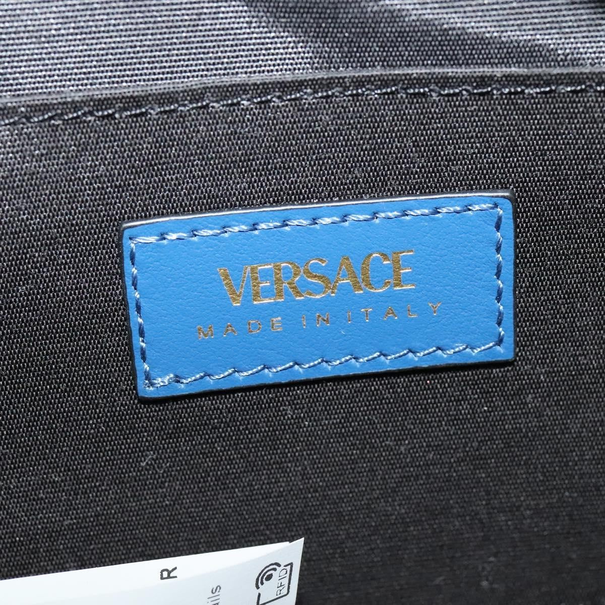 Versace Medusa Icon Front Slip Pocket Camera Quilted  Canvas Shoulder Bag Bag (Pre-Owned)