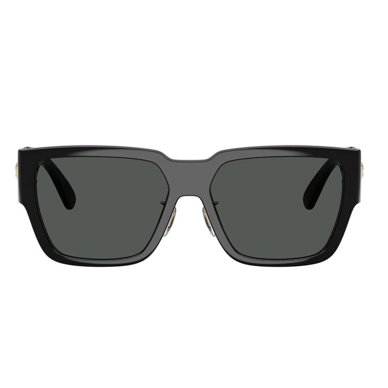 Versace Sunglasses Square Full Rim, Havana Frame And Grey Gradient Lens Ve4483D108/8G