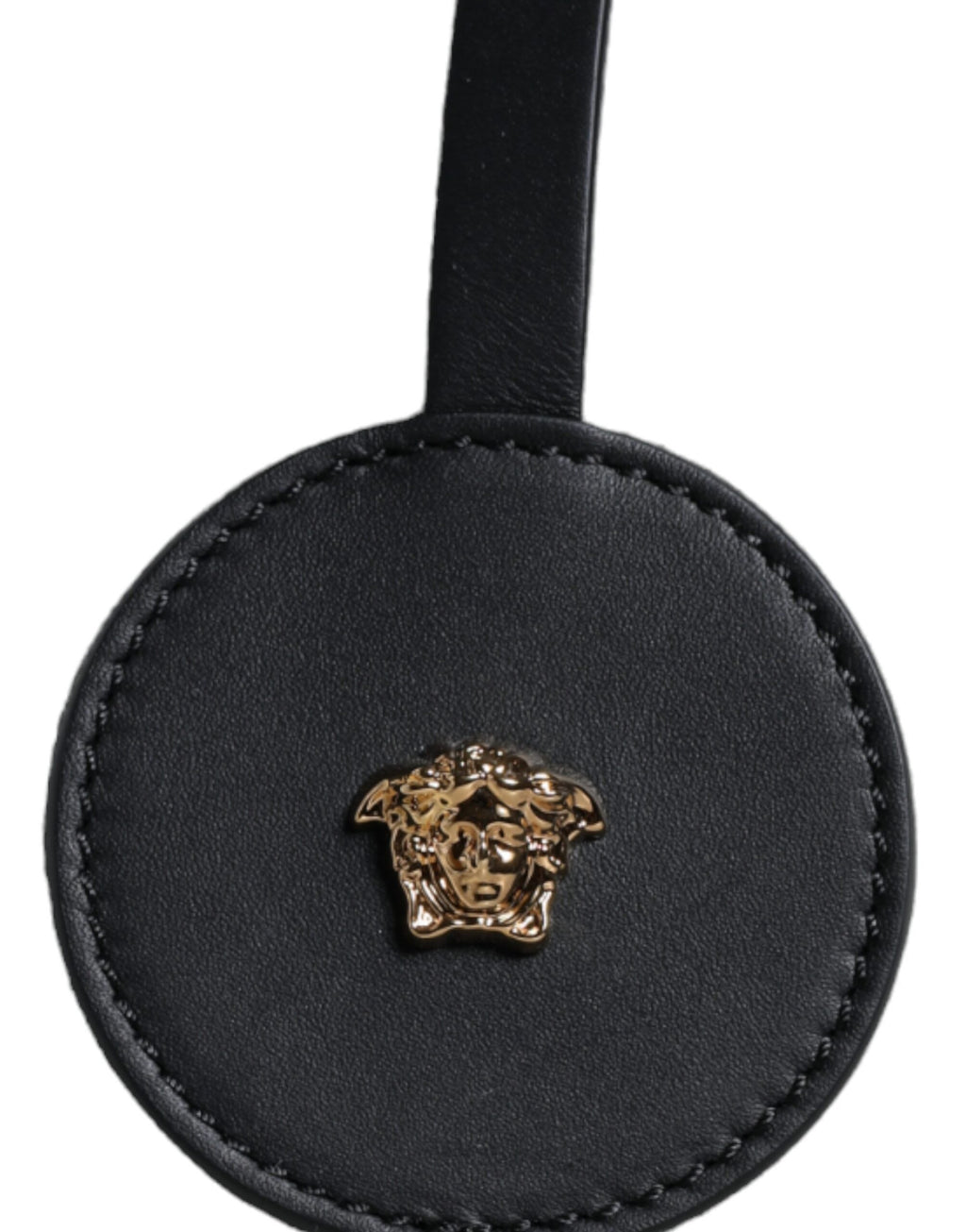 Versace Top Handle Canvas Leather Logo Crossbody Tote Women's Bag