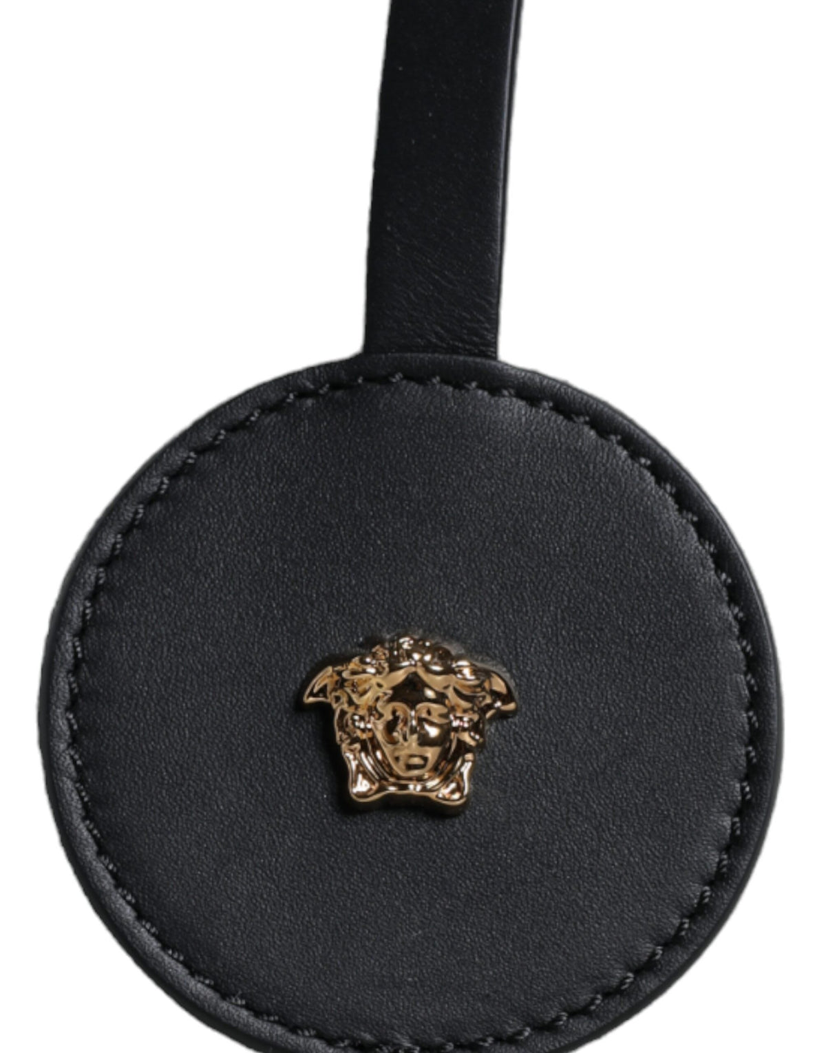Versace Top Handle Canvas Leather Logo Crossbody Tote Women's Bag