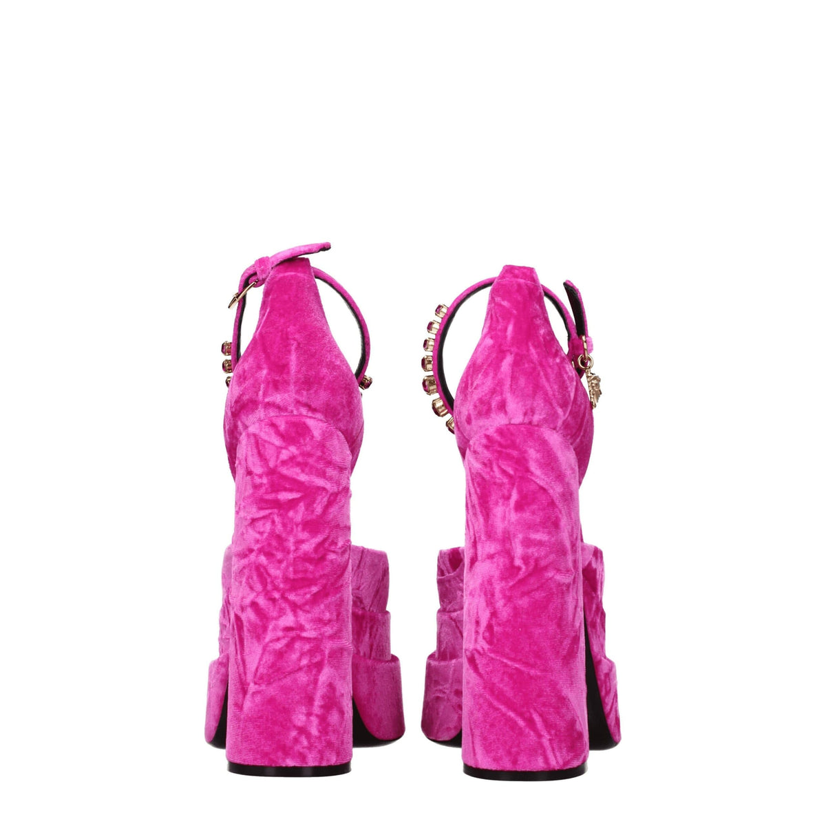 Versace Velvet Platform Women's Sandals