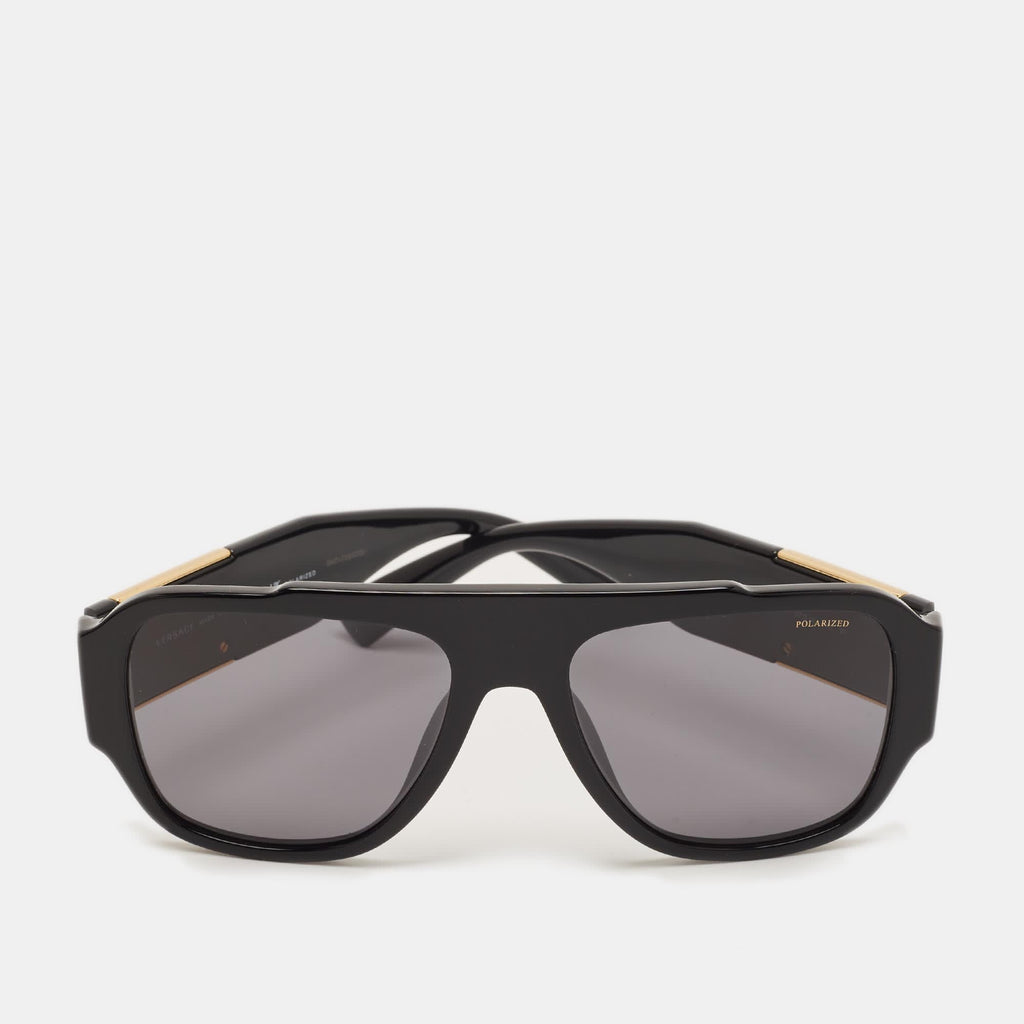 Versace Black Mod 4436 U Medusa Frame Sunglasses