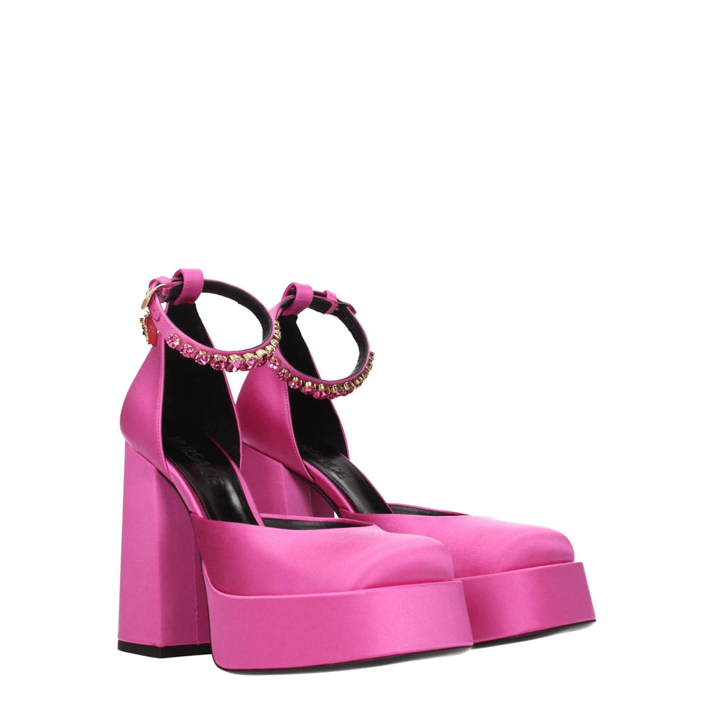 Versace Satin Platform Women's Pumps