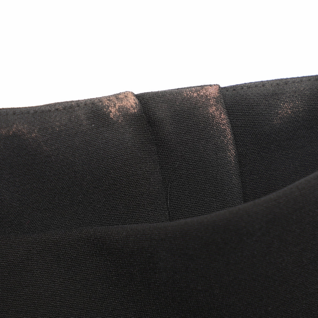 Versace Collection Black Stretch Crepe Gold Metal Applique Cropped Cardigan