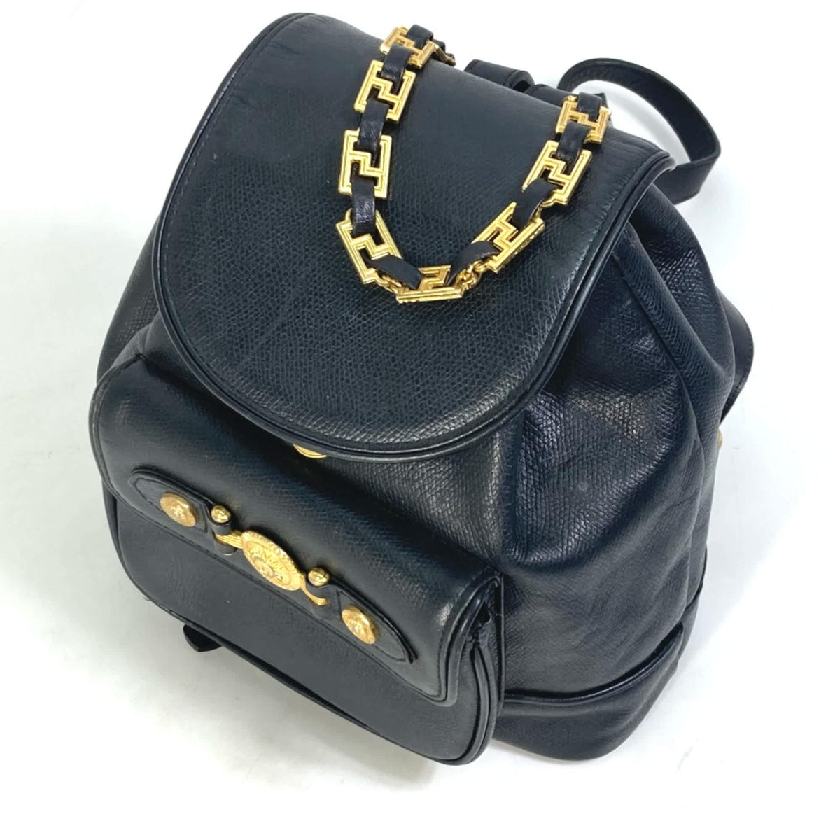 Versace Leather Backpack (Pre-Owned)