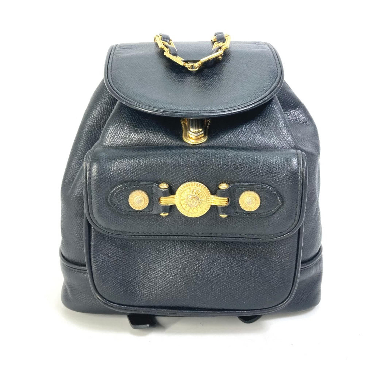 Versace Leather Backpack (Pre-Owned)