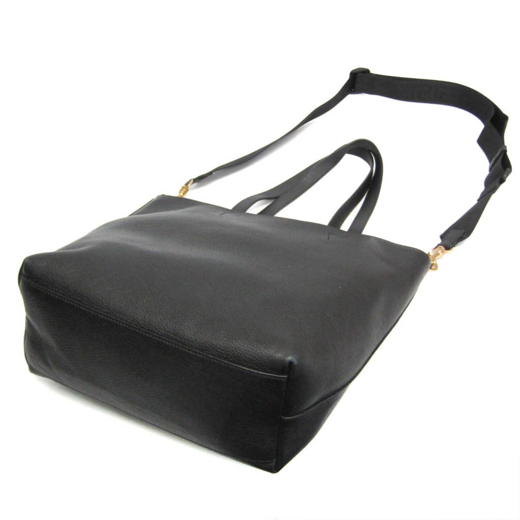 Versace Leather Shoulder Bag Tote Bag (Pre-Owned)