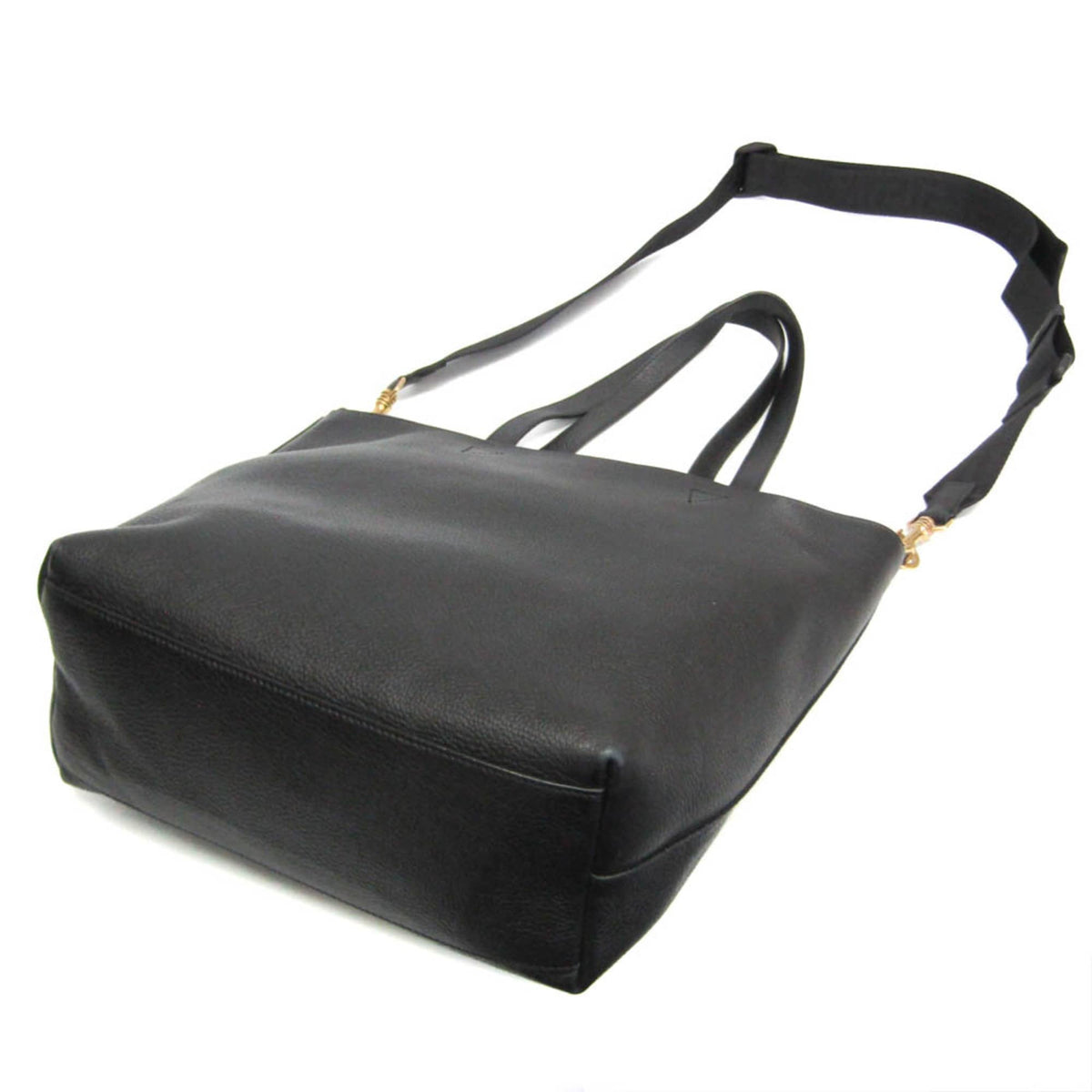 Versace Leather Shoulder Bag Tote Bag (Pre-Owned)