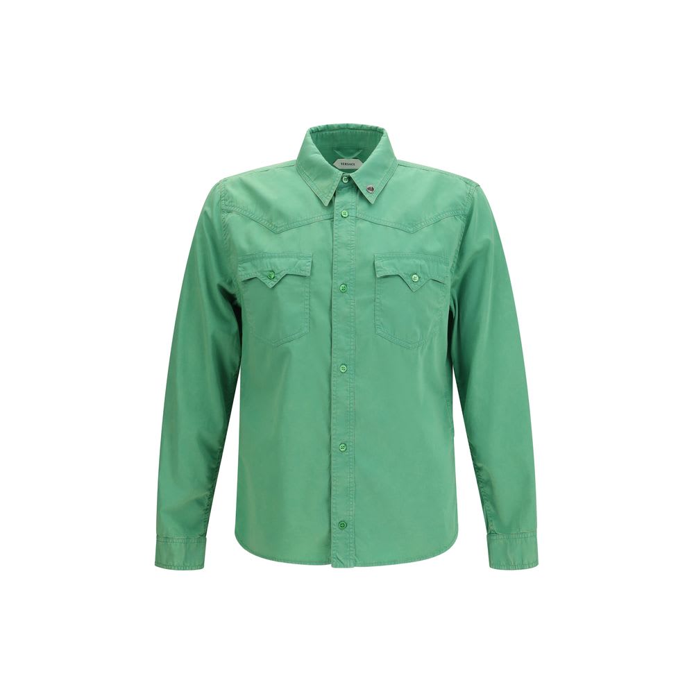 Versace Cotton Shortsleeve Men's Shirt