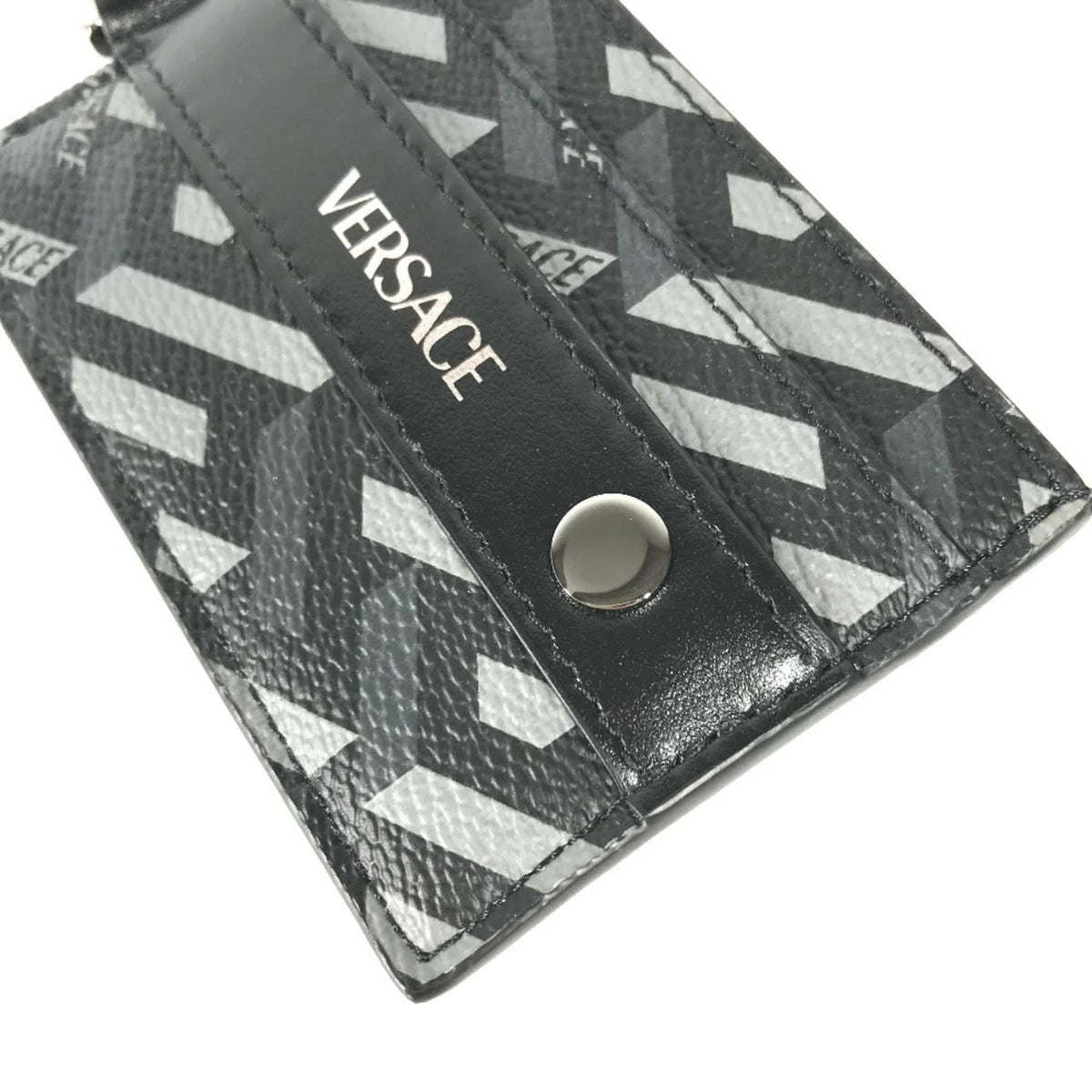 Versace  Leather Card Case (Pre-Owned)