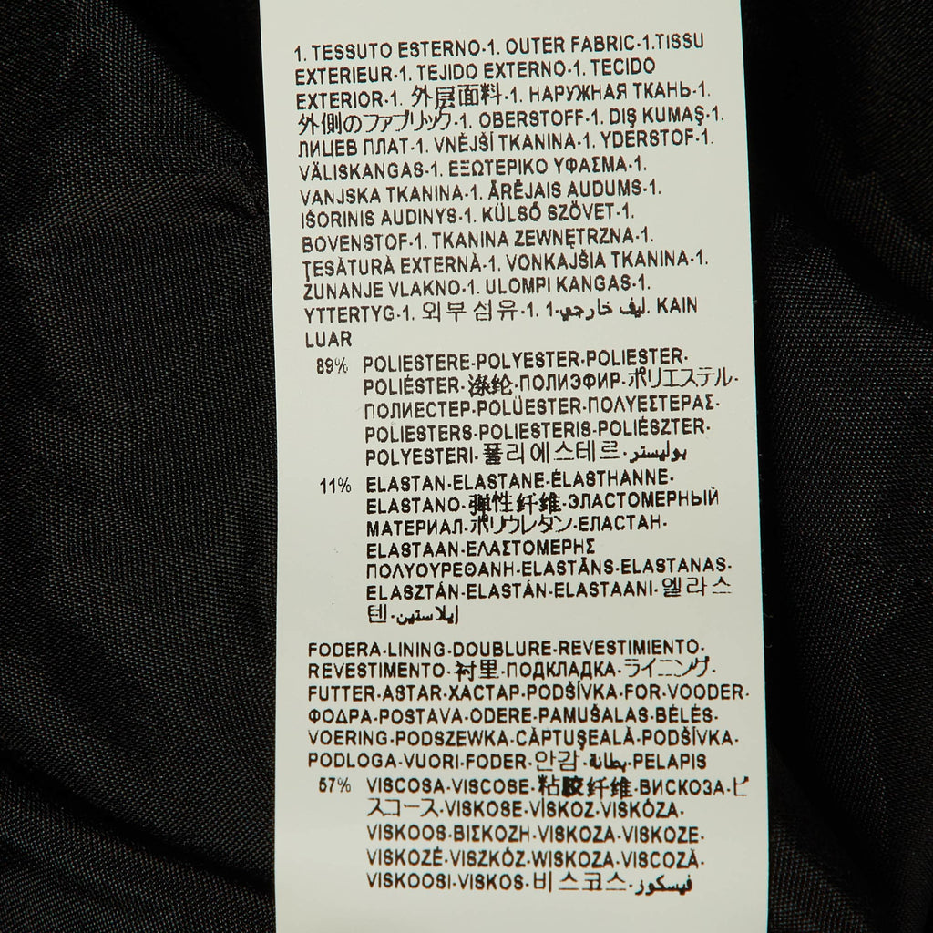 Versus Versace Monochrome Printed Crepe Shift Dress