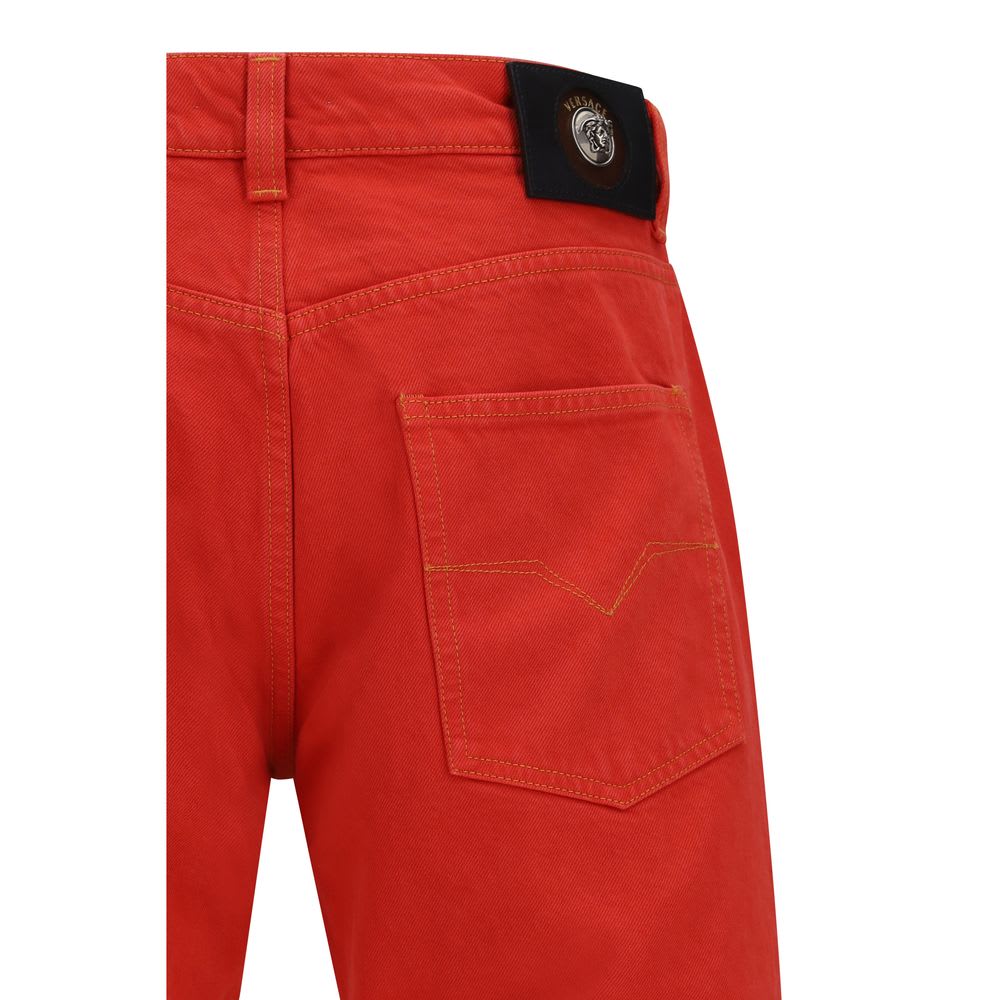 Versace Cotton Straight-Leg Men's Jeans