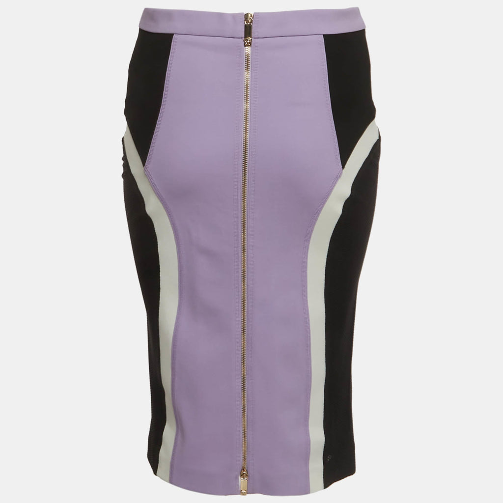 Versace Multicolour Jersey Pencil Skirt