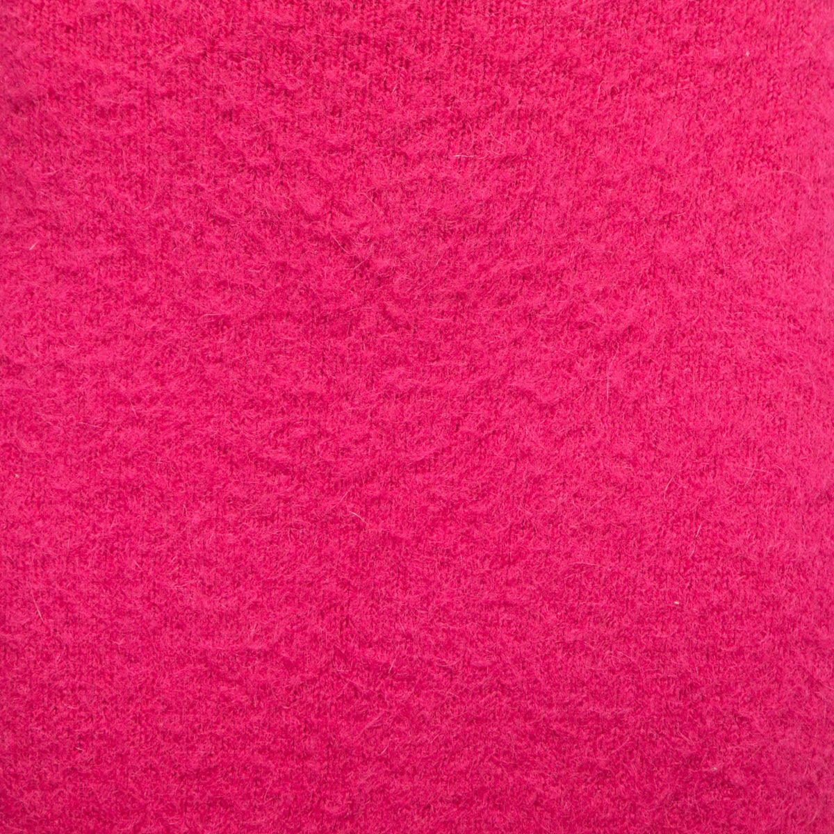 Versace Hot Pink Mohair Blend Knit Pencil Skirt
