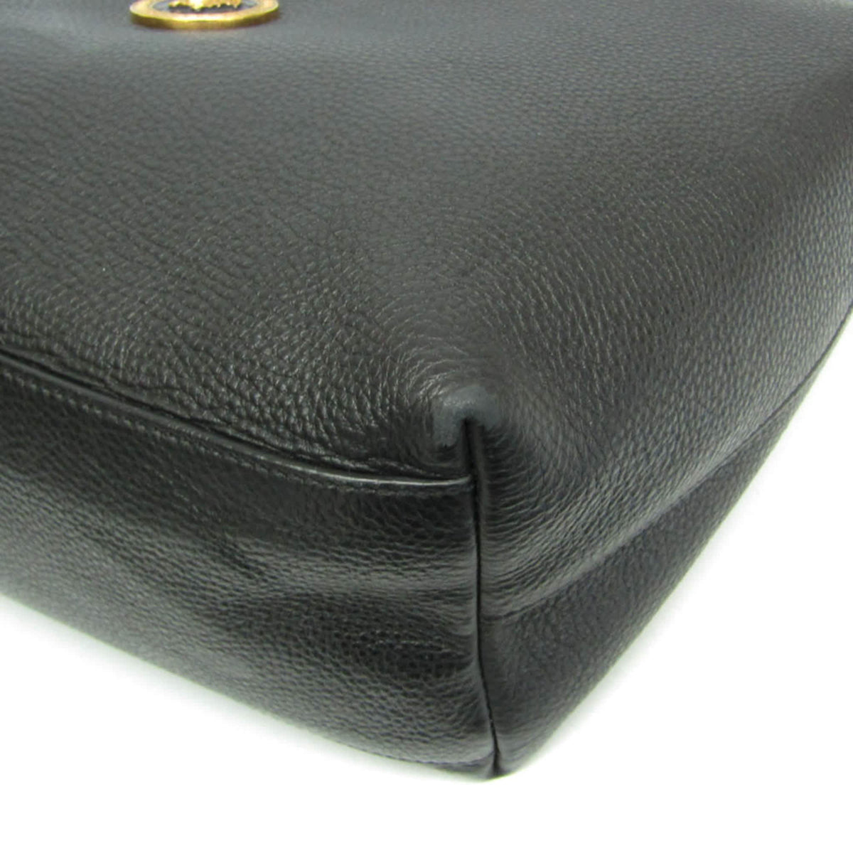 Versace Leather Shoulder Bag Tote Bag (Pre-Owned)