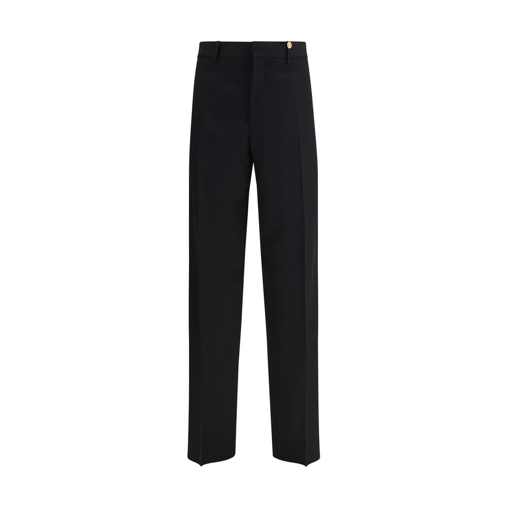 Versace Fleece Wool Dress Men's Pants