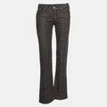 Versace Jeans Couture Black Embroidered Denim Jeans M Waist