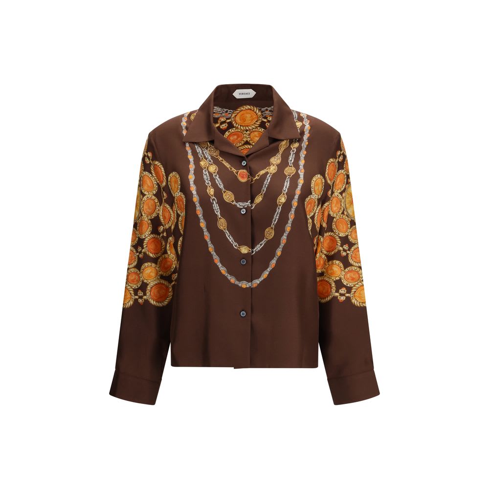 Versace Fabric Pattern Women's Shirt
