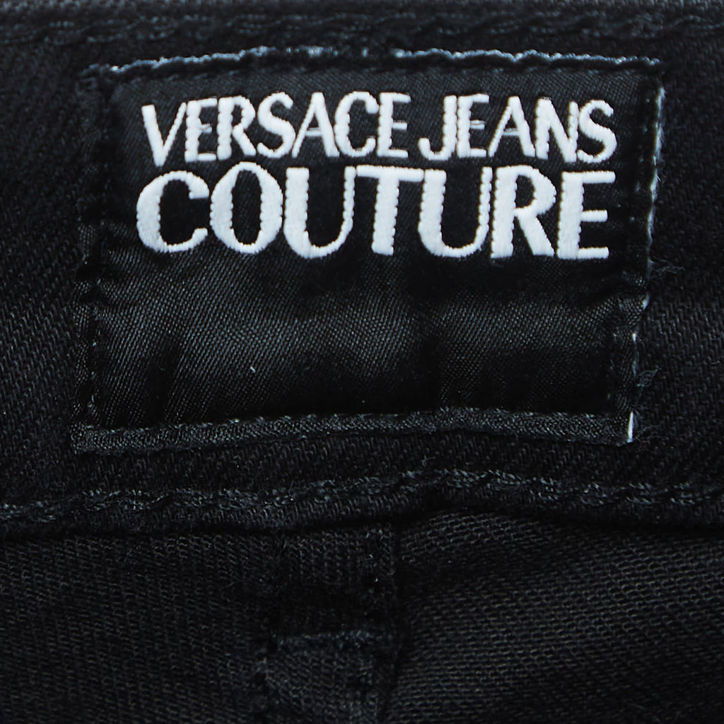 Versace Jeans Couture Black Denim Slim Fit Jeans M Waist