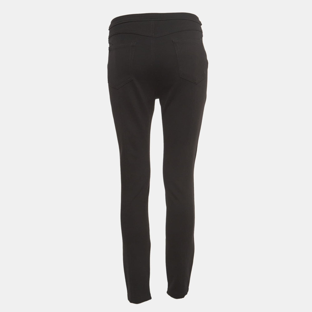 Versace Jeans Couture Black Belt Pocket Detail Skinny Pants