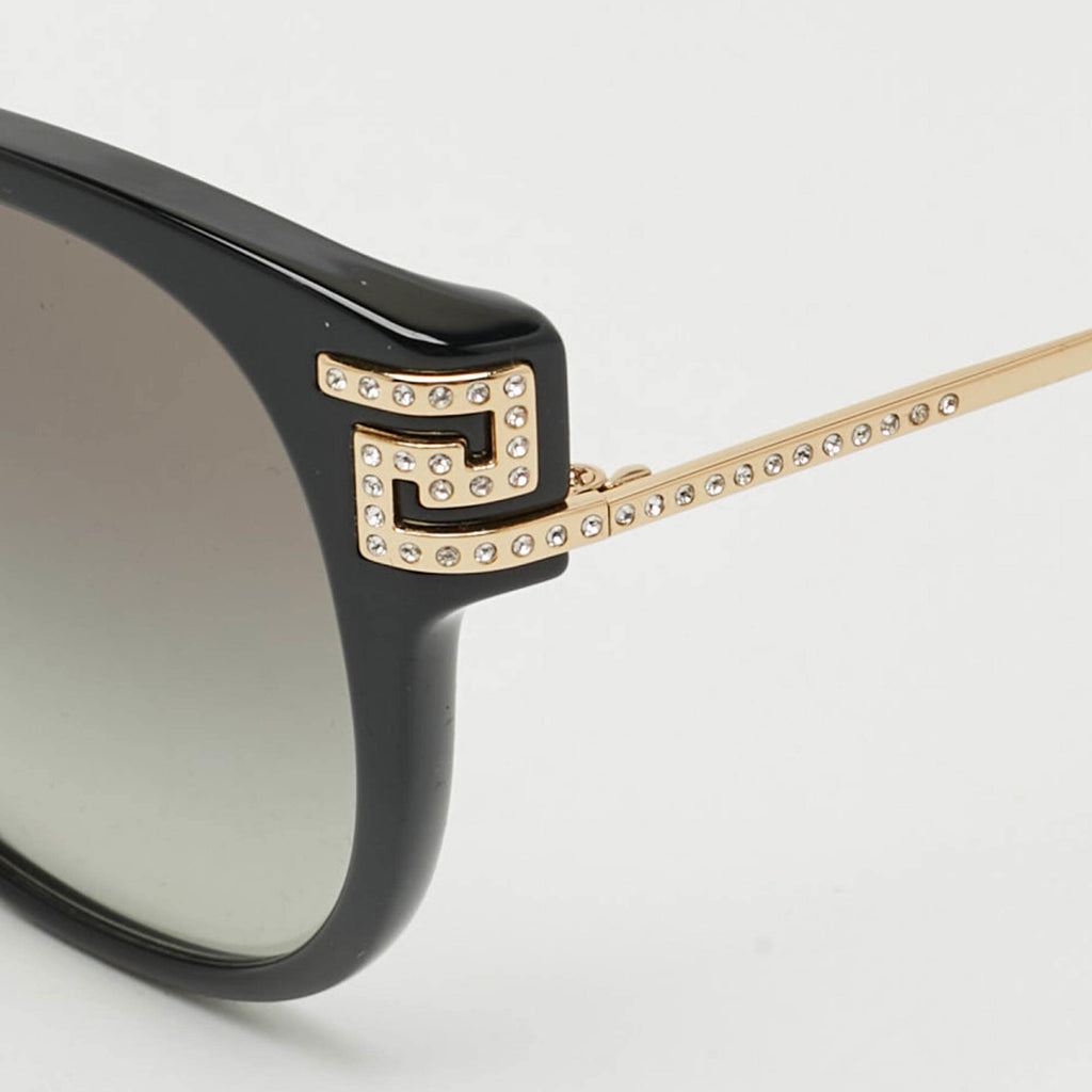 Versace Black Mod 4316 B Crystal Cat Eye Sunglasses