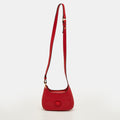 Versace Medusa Red Leather Crossbody Bag