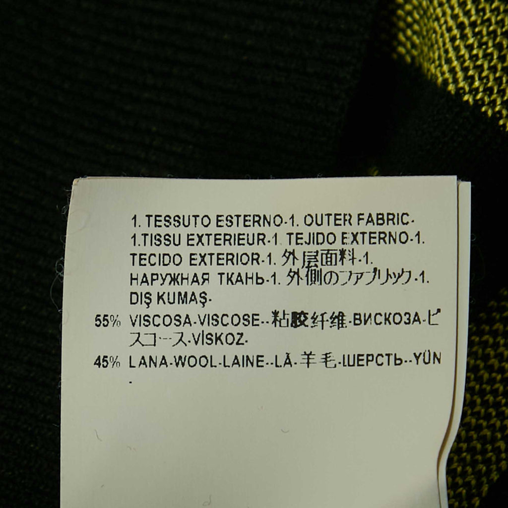 Versace Black/yellow Greca Pattern Jersey Crewneck Sweatshirt
