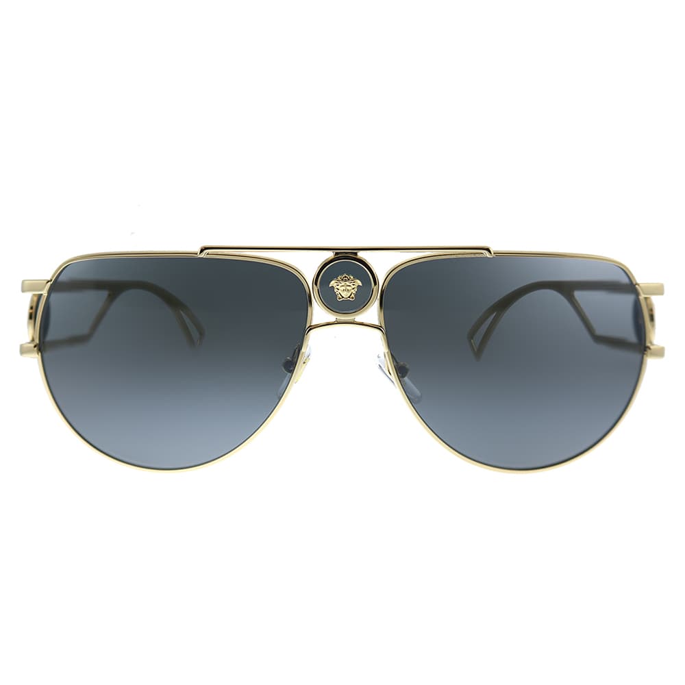 Versace  VE 2225 100287 Unisex Aviator Sunglasses
