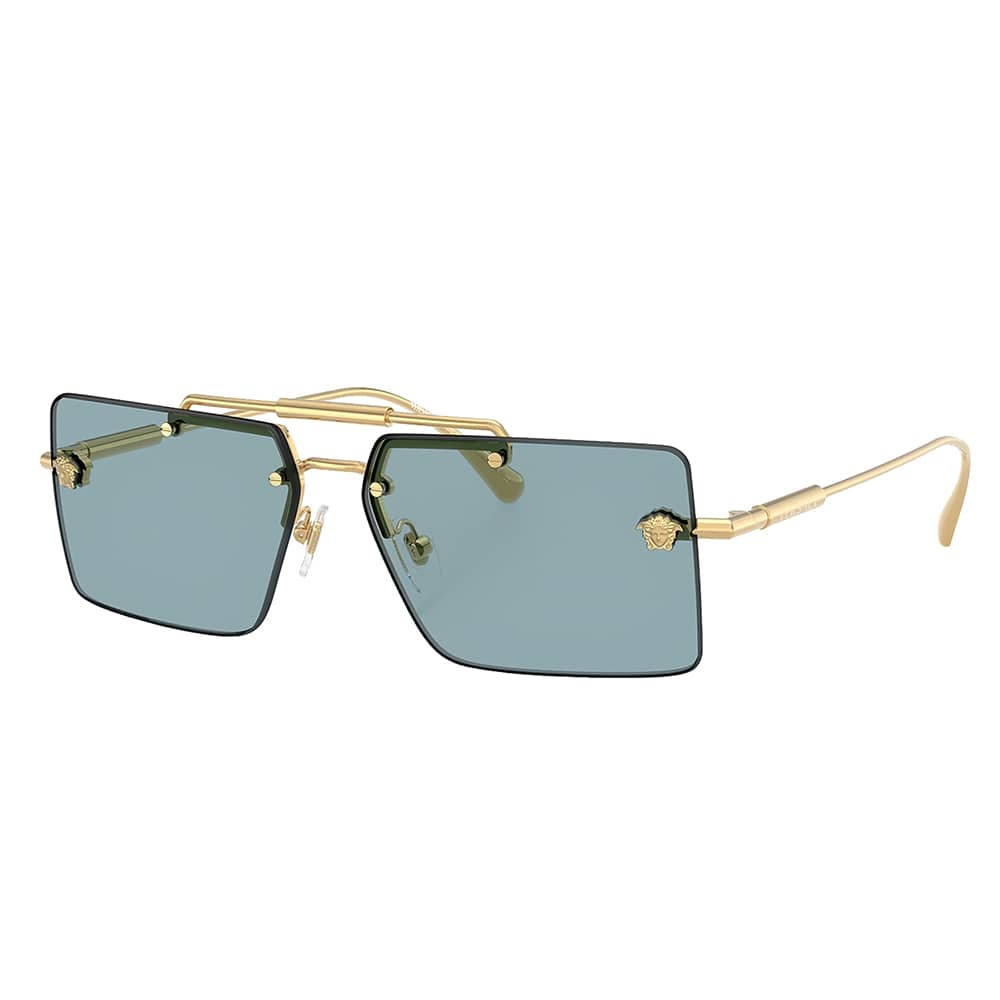 Versace  VE 2245 100280 60mm Womens Rectangle Sunglasses